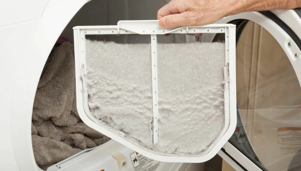 Why is there so much dust in the dryer?