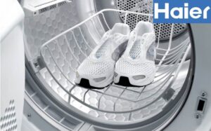 Drying shoes in a Haier tumble dryer