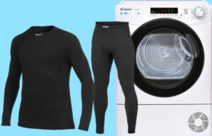 Drying thermal underwear in a tumble dryer