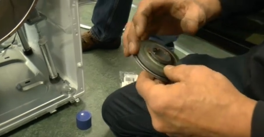 We lubricate the bearing, seal, and cover.