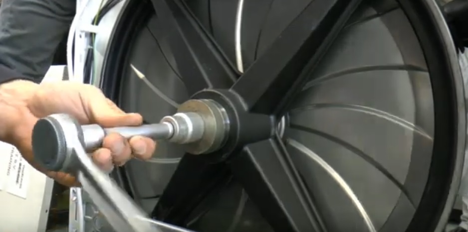 installation of bearings and crosspieces