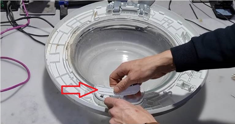 we put a new handle on the door