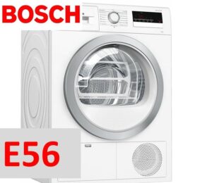 Error code E56 on a Bosch tumble dryer