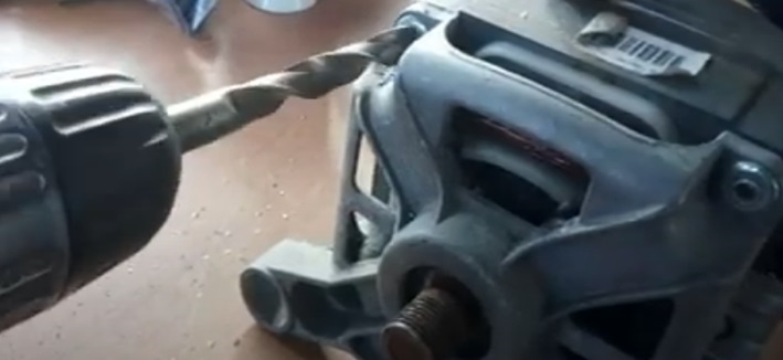 we drill out the engine mounts