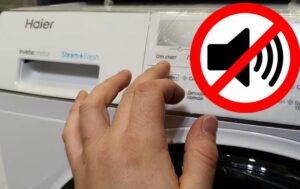 Как да изключите звука на пералня Haier