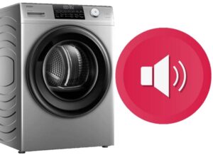 Turning on the sound on a Haier tumble dryer