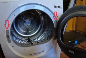 How to reverse the dryer door