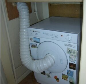 Connecting the dryer to the ventilation