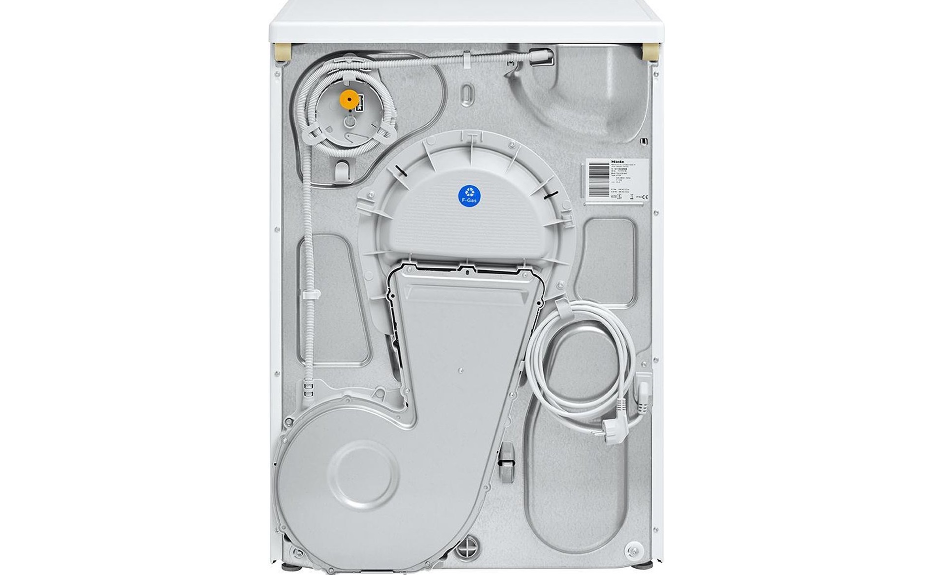 tumble dryer in the back