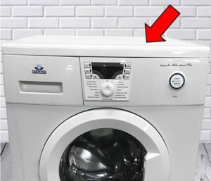 Премахване на горния капак на пералнята Atlant