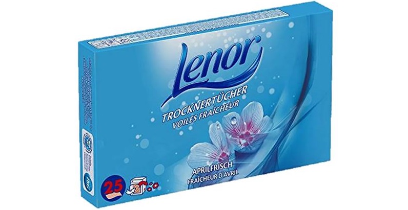 Lenore scented dryer sheets