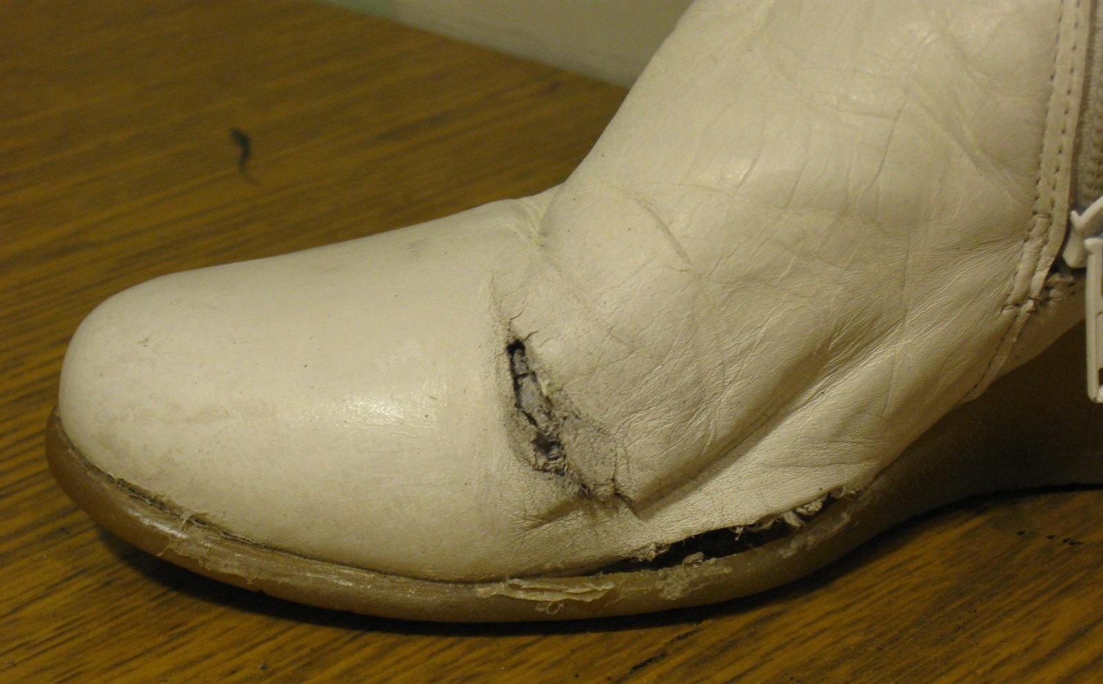 the shoes were ruined in the dryer