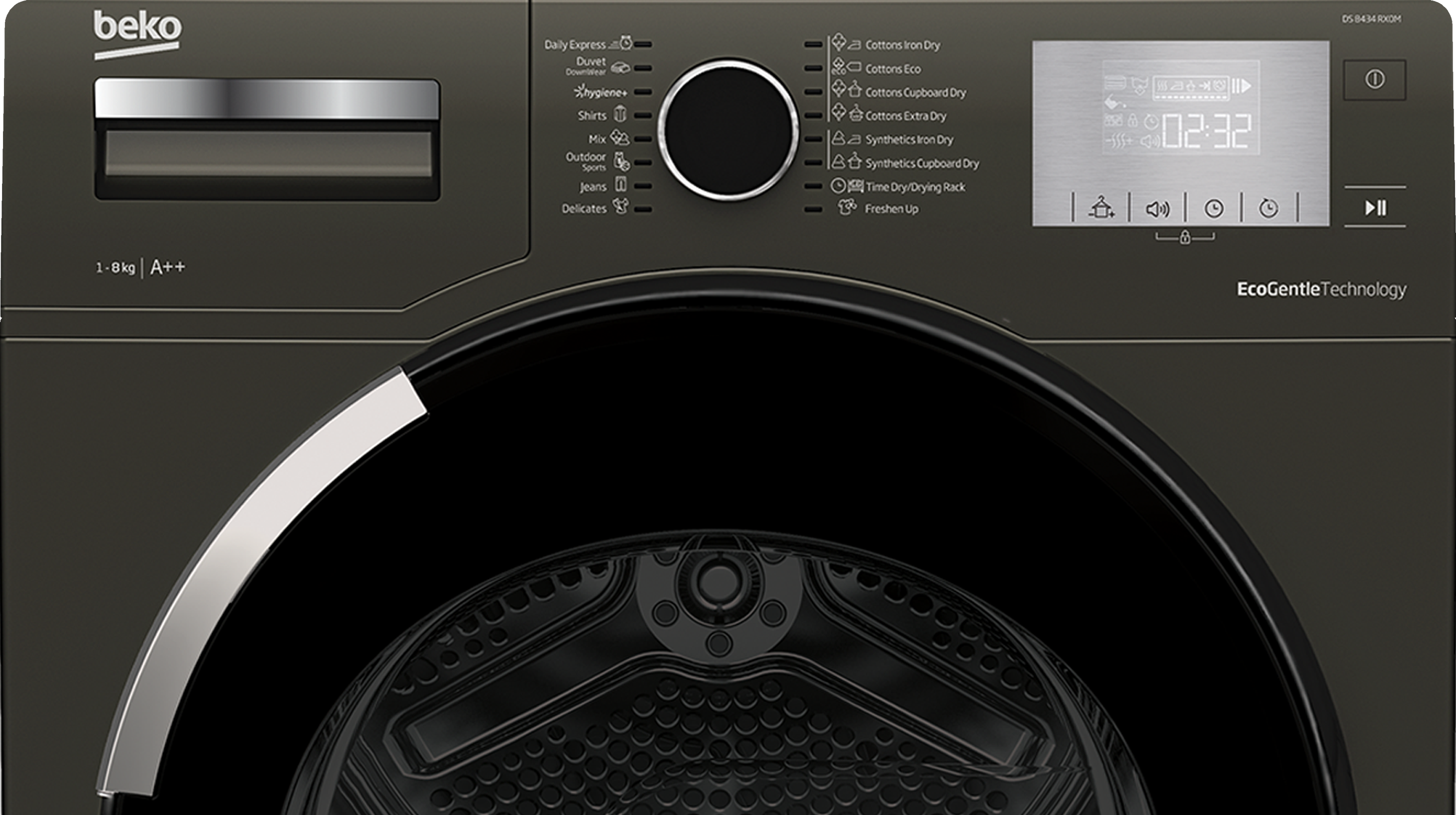 Beko tumble dryer and its programs