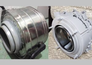 Кой материал е по-добър за барабана на пералнята: неръждаема стомана или пластмаса?